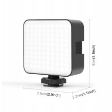 PULUZ PU4141B Juoda vaizdo lempa