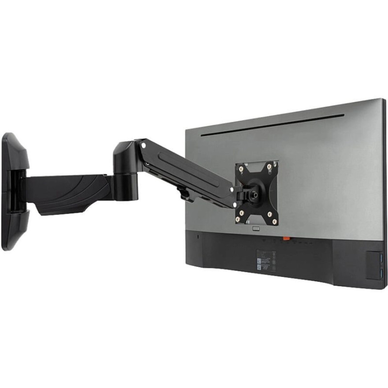 Lindy Wall Mounted Single Gas Arm Display Mount - Black