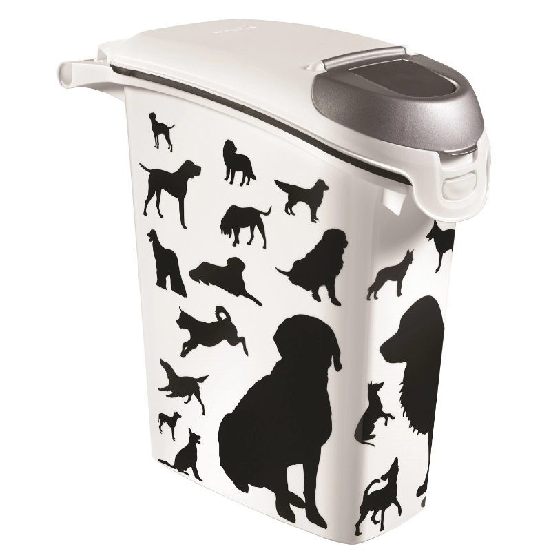 Sandėliavimo konteineris Meilė Augintiniai Šunys 10kg 23L 23.2x49.7x50.3cm juodi šunys 3253923882087