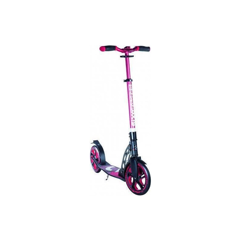 Akcija! Six Degrees Scooter skrejritenis 230 mm un 215 mm sarkans