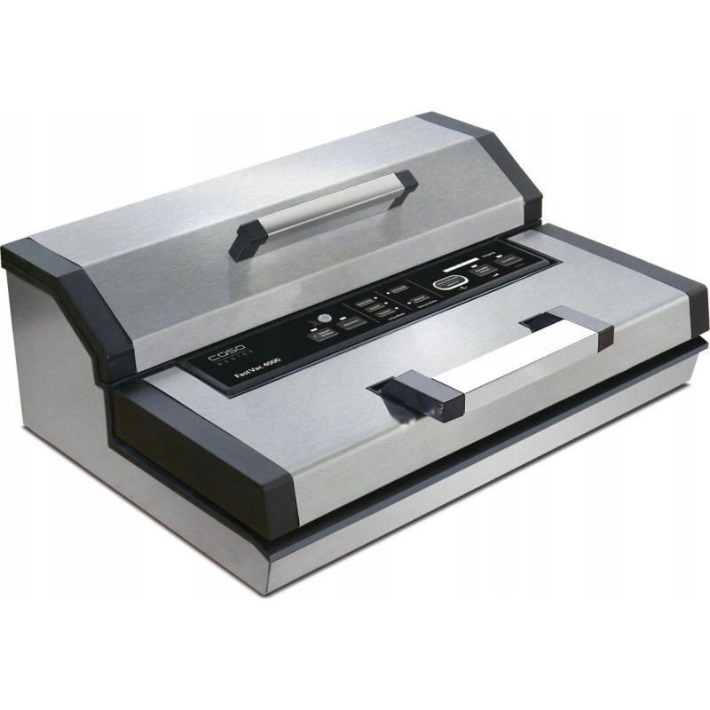 Vacuum sealer Caso FastVac 4000 Automatic Stainless Steel 350 W Film Box Includes 20 bags and one roll vacuum hose for c
