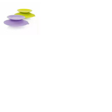 Action! Stay-in-Place tray-holder with suction cups for bowls bottles and cups 2 pcs Lime&amp;amp Lavender 160494 LILA