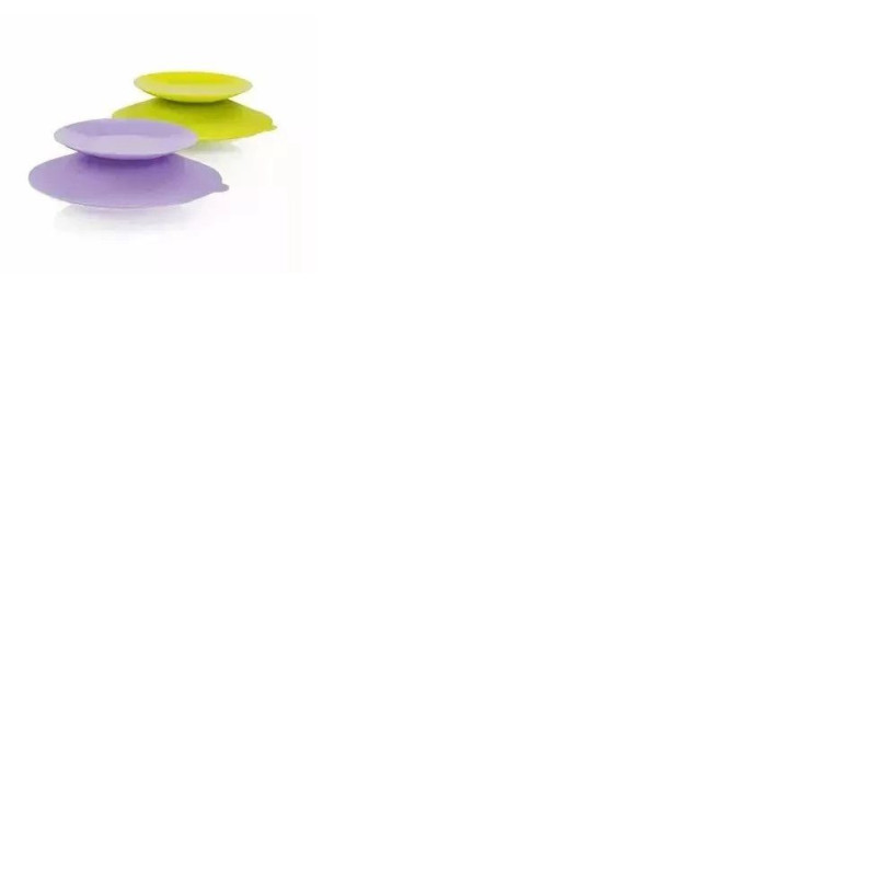Action! Stay-in-Place tray-holder with suction cups for bowls bottles and cups 2 pcs Lime&amp;amp Lavender 160494 LILA