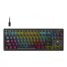 CORSAIR K70 CORE TKL Tenkeyless Mechanical Gaming Keyboard RGB LED Backlight CORSAIR MLX Red Black Black ABS DS Keycaps