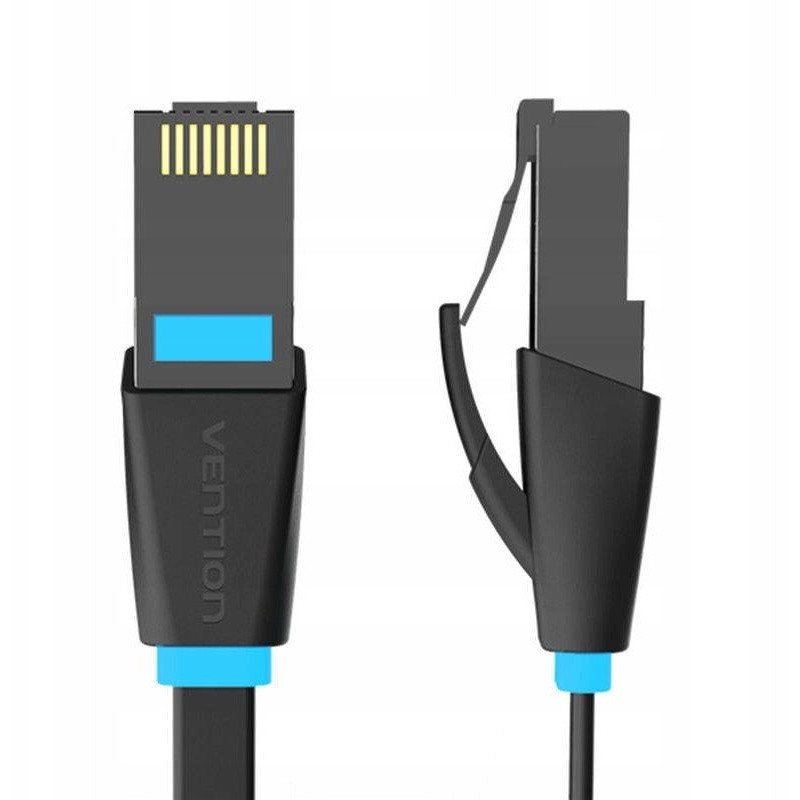 Flat UTP network cable cat.6 Vention IBJBF 1m black