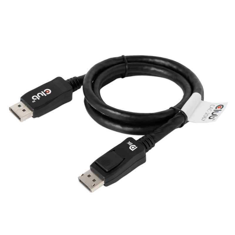 CLUB3D DisplayPort 1.4 HBR3 Kabelis 1m / 3.28ft Vyriškas / Vyriškas 8K60Hz