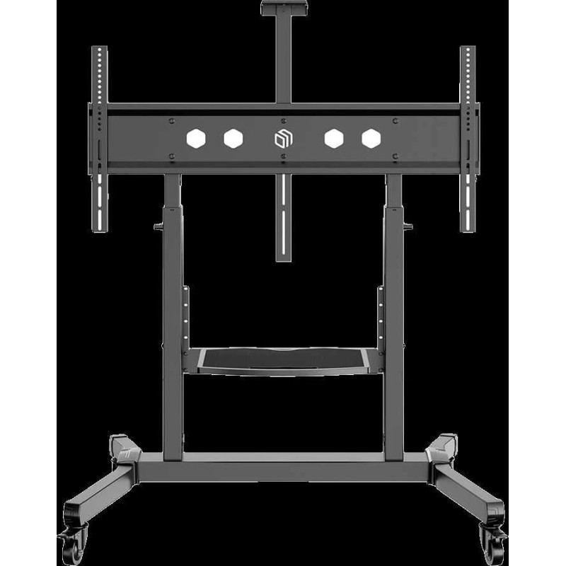 ONKRON Mobile TV Stand Rolling TV Cart for 50 to 100-Inch Screens up to 120 kg black