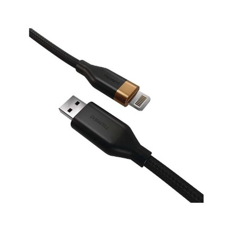 Duracell DRU5012A lightning cable 1 m Black