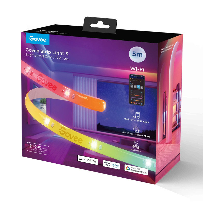 Govee RGBIC LED 5 metrų šviesos juosta