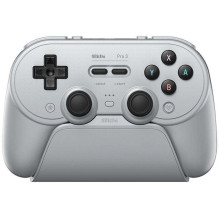 8BitDo Pro 3 "Bluetooth" žaidimų pultelis Gray peliohjain PC / SWITCH harmaa