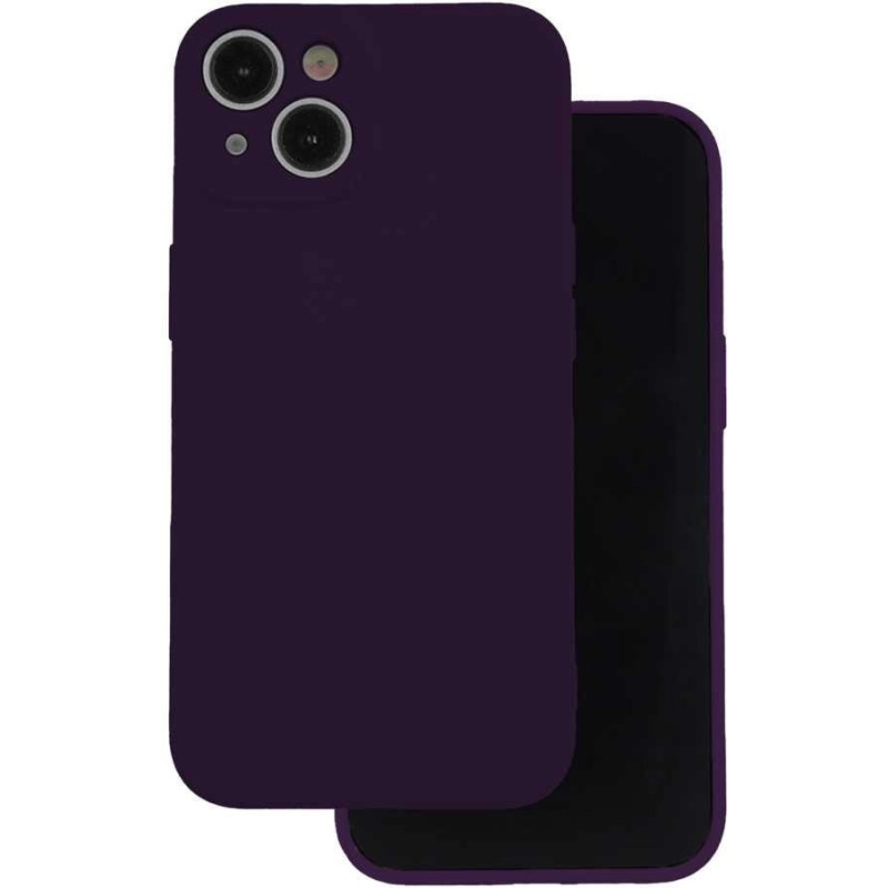 Galinis dangtelis iLike Samsung Galaxy A35 5G Silicio dėklas Plum