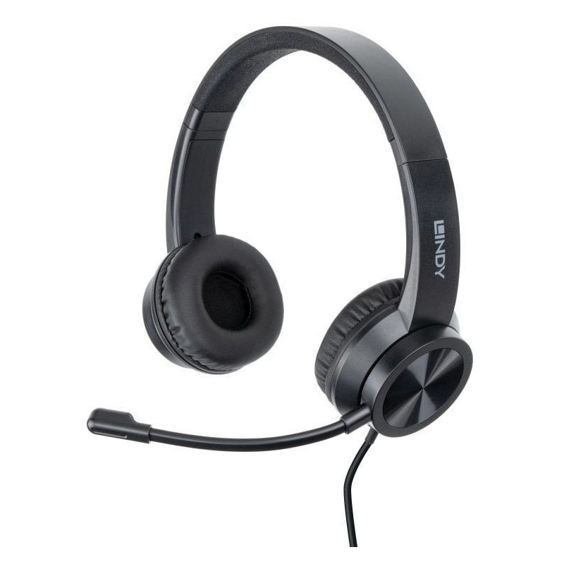 LINDY USB-C office headset with adapter 20439