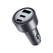 Joyroom Joyroom JR-CCN19 65W 3-in-1 car charger Dark gray