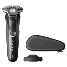 „Philips SHAVER Series 5000 S5898/35“ elektrinis skustuvas šlapiam ir sausam skutimui su 2 priedais „Philips SHAVER Series 5000 S5898/35“ elektrinis skustuvas šlapiam ir sausam skutimui su 2 priedais