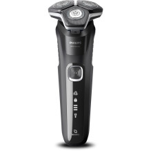 „Philips SHAVER Series 5000 S5898/35“ elektrinis skustuvas šlapiam ir sausam skutimui su 2 priedais „Philips SHAVER Series 5000 S5898/35“ elektrinis skustuvas šlapiam ir sausam skutimui su 2 priedais