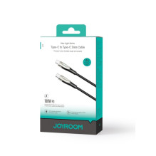 „Joyroom Joyroom Star-Light“ serijos SA27-CC5 USB-C / USB-C laidas 100W 1.2m - juodas