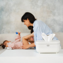 Drėgnų Servetėlių Šildytuvas - Momini CozyWipes Su Reguliuojama 45-55 °C Temperatūros Kontrole, LED Jutikliniu Skydeliu Drėgnų Servetėlių Šildytuvas - Momini CozyWipes Su Reguliuojama 45-55 °C Temperatūros Kontrole, LED Jutikliniu Skydeliu