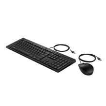Klaviatūros Ir Pelės Rinkinys - HP 225 G2 USB Laidinė Pelė Ir Klaviatūra Su "Copilot" Klavišu Juoda Klaviatūros Ir Pelės Rinkinys - HP 225 G2 USB Laidinė Pelė Ir Klaviatūra Su "Copilot" Klavišu Juoda