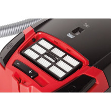 Fakir RED VAC POWER Canister Vacuum Cleaner, black / red - 700 Watt Fakir RED VAC POWER Canister Vacuum Cleaner, black / red - 700 Watt