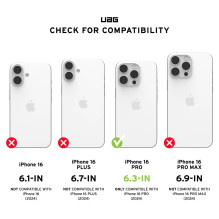 Telefono dėklas - UAG Plasma XTE MagSafe iPhone 16 Pro Juodas, Oranžinis Telefono dėklas - UAG Plasma XTE MagSafe iPhone 16 Pro Juodas, Oranžinis