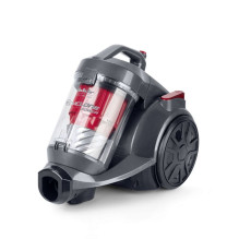 Fakir BL 240 bagless Canister Vacuum Cleaner, anthracite / red - 700 Watt