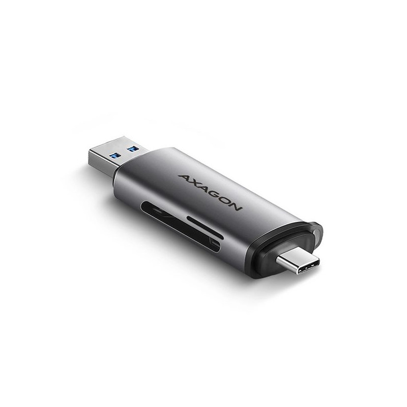 Axagon CRE-SAC card reader USB 3.0 Type-A / Type-C Grey
