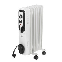 Šildymo Prietaisas - Adler AD 7815 1500W Alyvos Užpildytas Elektrinis Šildytuvas Baltas Šildymo Prietaisas - Adler AD 7815 1500W Alyvos Užpildytas Elektrinis Šildytuvas Baltas