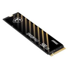 SSD, MSI, SPATIUM M461, 500 GB, M.2, PCI Express 4.0, NVMe Yes, Write speed 1700 MB / s, Read speed 4700 MB / s, MTBF 15