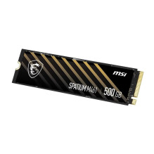 SSD, MSI, SPATIUM M461, 500 GB, M.2, PCI Express 4.0, NVMe Taip, Rašymo greitis 1700 MB / s, Skaitymo greitis 4700 MB / 