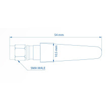 LTE Antenna Teltonika 003R-00281, 5dBi, SMA-Male LTE Antenna Teltonika 003R-00281, 5dBi, SMA-Male