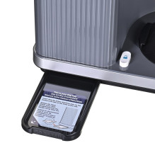 Ninja CREAMi minkšto patiekimo ice grietinėlės gaminimo aparatas 0,47 l 800 W pilkas, Silver Ninja CREAMi minkšto patiekimo ice grietinėlės gaminimo aparatas 0,47 l 800 W pilkas, Silver