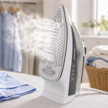 Esperanza EHI009 Dampjern Keramisk kogeplade Grå, Hvid 2400 W