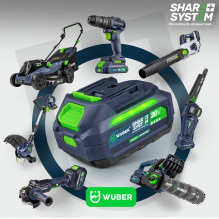 Cordless leaf blower 20 V 160 km / h W04400 WUBER