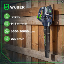 Leaf blower 40V 220 km / h W04402 WUBER Leaf blower 40V 220 km / h W04402 WUBER