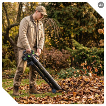 Cordless leaf blower 40V 245 km / h W04403 WUBER