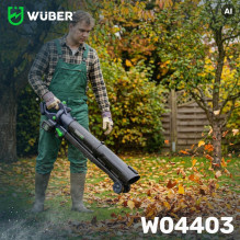 Cordless leaf blower 40V 245 km / h W04403 WUBER