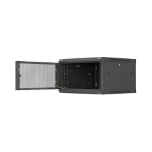 LANBERG WALL-MOUNTED INSTALLATION RACK CABINET 19" 6U 600X600 BLACK, PERFORATED DOOR (FLAT PACK) LANBERG WALL-MOUNTED INSTALLATION RACK CABINET 19" 6U 600X600 BLACK, PERFORATED DOOR (FLAT PACK)