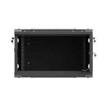 LANBERG WALL-MOUNTED INSTALLATION RACK CABINET 19" 6U 600X600 BLACK, PERFORATED DOOR (FLAT PACK) LANBERG WALL-MOUNTED INSTALLATION RACK CABINET 19" 6U 600X600 BLACK, PERFORATED DOOR (FLAT PACK)