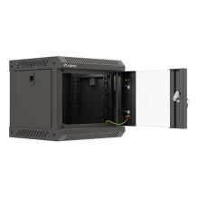 Lanberg WF11-3304-10B rack cabinet 4U Wall mounted rack Black
