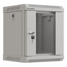 Lanberg WF11-3306-10S stelažinė spintelė 6U Prie sienos tvirtinama lentynėlė, pilka