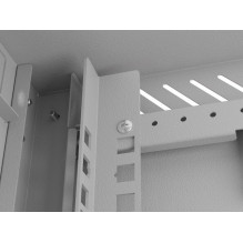 Lanberg WF11-3306-10S stelažinė spintelė 6U Prie sienos tvirtinama lentynėlė, pilka