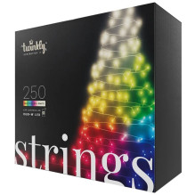 Girlianda - Twinkly Strings 2-oji karta RGBW 250 LED Daugiaspalvė / Balta