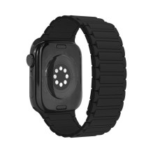 Laikrodžio dirželis - Mobilize Silicon Magnetic For Apple Watch 42 / 44 / 45 / 49mm - Juodas
