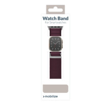 Mobilize Laikrodžio Dirželis - Nailonas Apple 38 / 40 / 41mm - Titano Jungtis - Bordo Mobilize Laikrodžio Dirželis - Nailonas Apple 38 / 40 / 41mm - Titano Jungtis - Bordo