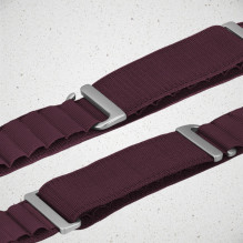 Mobilize Laikrodžio Dirželis - Nailonas Apple 38 / 40 / 41mm - Titano Jungtis - Bordo Mobilize Laikrodžio Dirželis - Nailonas Apple 38 / 40 / 41mm - Titano Jungtis - Bordo