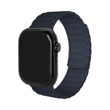 Laikrodžio dirželis - Mobilize Silicon Magnetic Strap for Apple Watch 42 / 44 / 45 / 49mm - Mėlyna