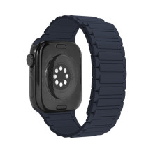 Laikrodžio dirželis - Mobilize Silicon Magnetic Strap for Apple Watch 42 / 44 / 45 / 49mm - Mėlyna
