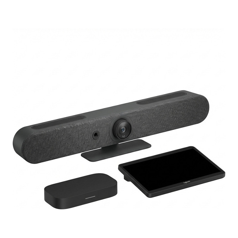 „Logitech Small Room“ su „TAP+Rally Bar Mini“, skirta „Google Meet“