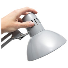 silver desk lamp