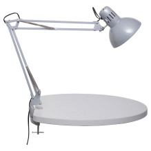 silver desk lamp